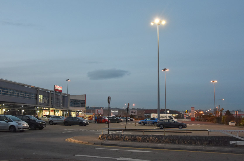 LED-Ausenbeleuchtung-139 High-Mast-Lighting-Night-Photo