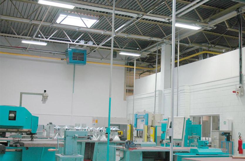 LED Pendant Lights in Workshop