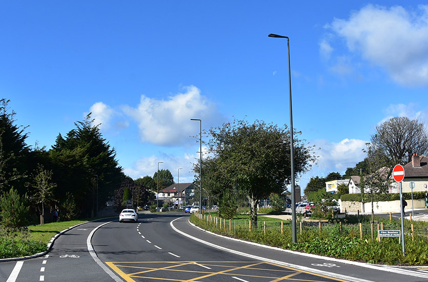 LED-Strasenleuchte-23 Local Authority Road with LED Streetlights