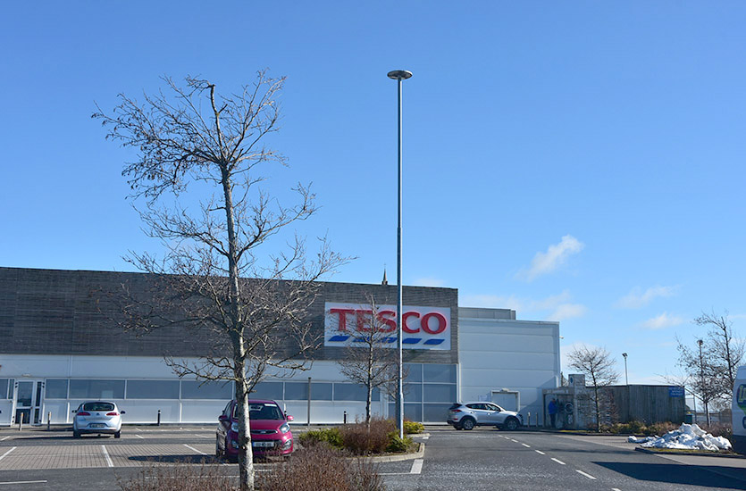 Car Park Light in Retail Store