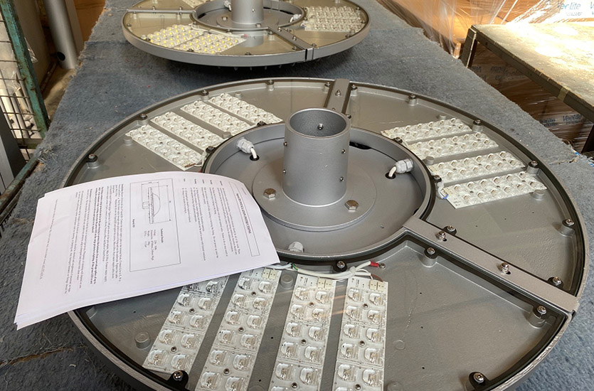 Produktion Beleuchtung